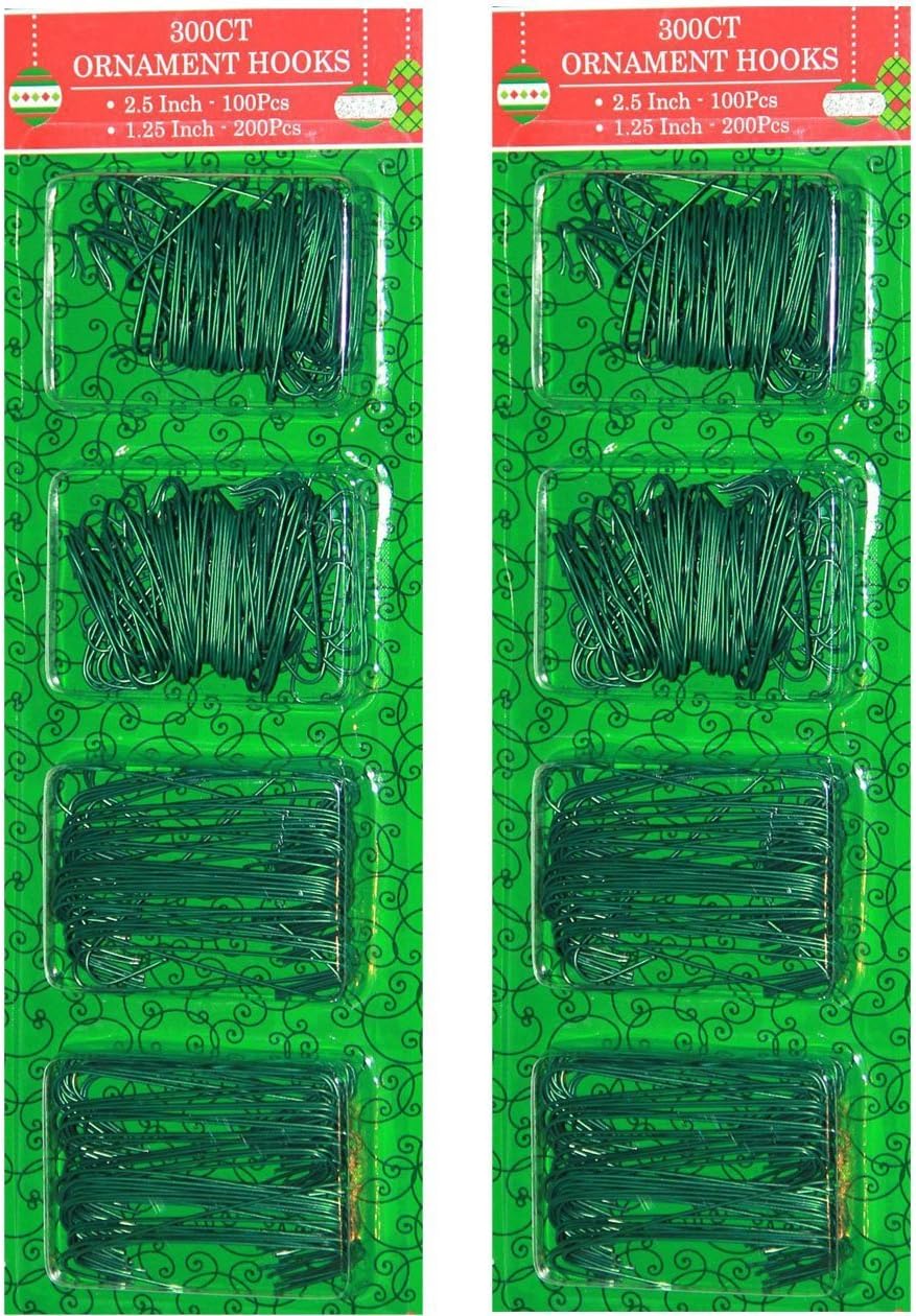 Ornament Hooks - Regent 600 Count Holiday Ornament Hooks; Green