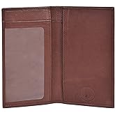 Leatherboss Plain Checkbook Cover With RFID Protection