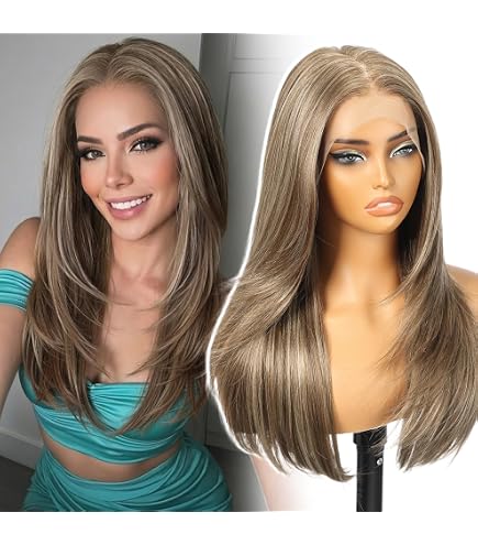 Amazon.com : DWY Mono Top Light Blonde 5x5 Lace Front Wig  display picture 1