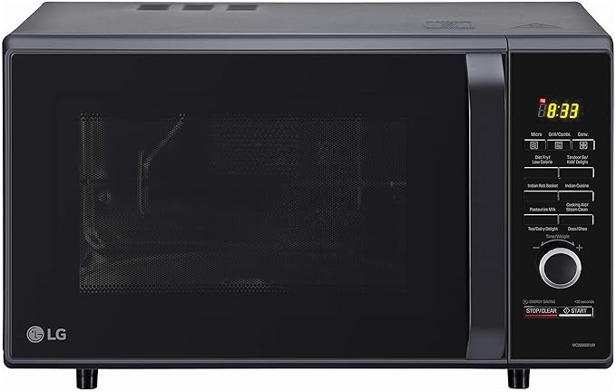 LG 28 L Convection Microwave Oven (MC2886BFUM, Black, 360? Motorised Rotisserie)