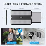 AboveTEK Portable Laptop Lap Desk with Retractable Mouse Pad Tray 15.6" view 5