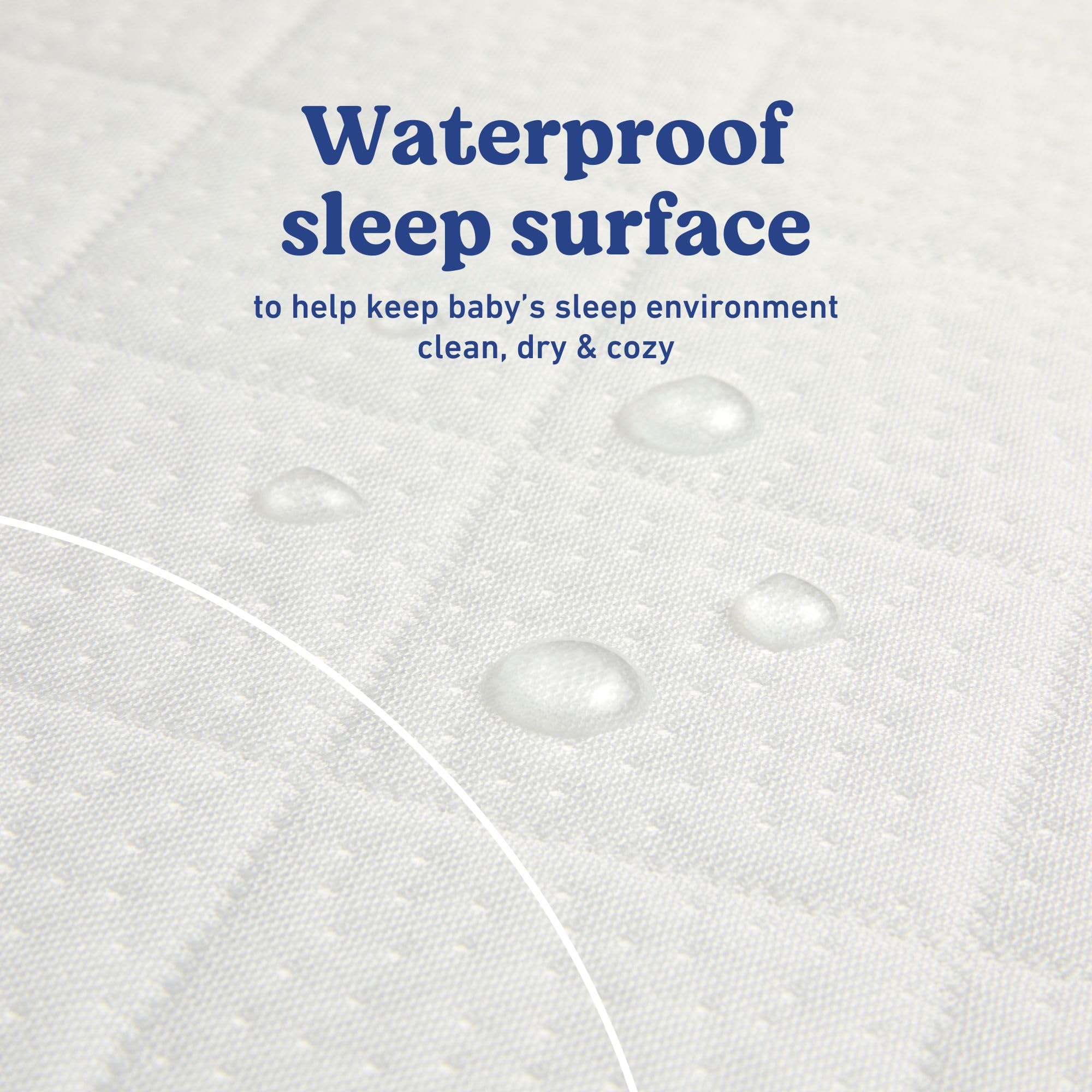 Graco Premium Waterproof Crib and Toddler Mattress Protector (2 Pack) – GREENGUARD Gold Certified, Machine-Washable & Dryer-Friendly, Waterproof Sleep Surface, Fits Crib & Mattress