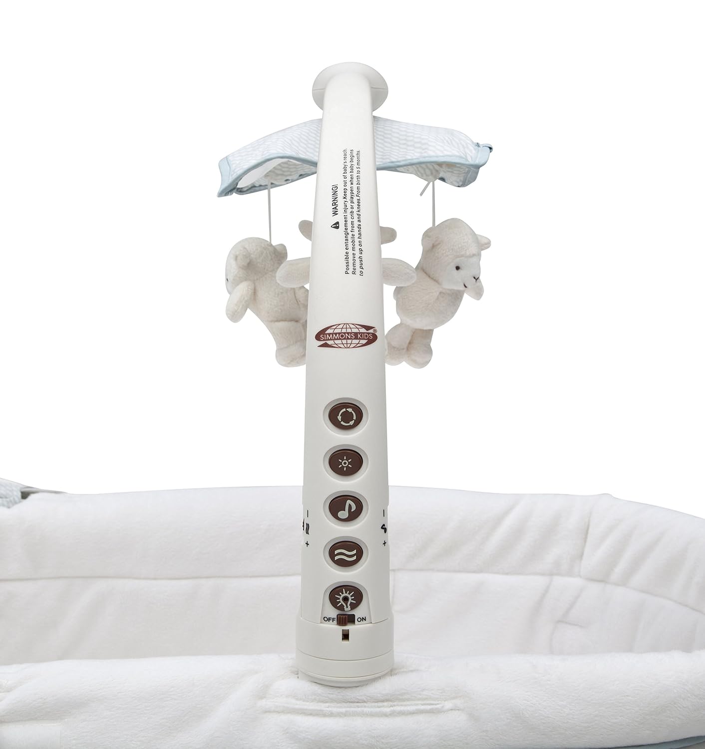 simmons kids deluxe gliding bassinet