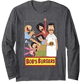 Bob's Burgers Family Shot &amp; Teddy Logo Long Sleeve T-Shirt