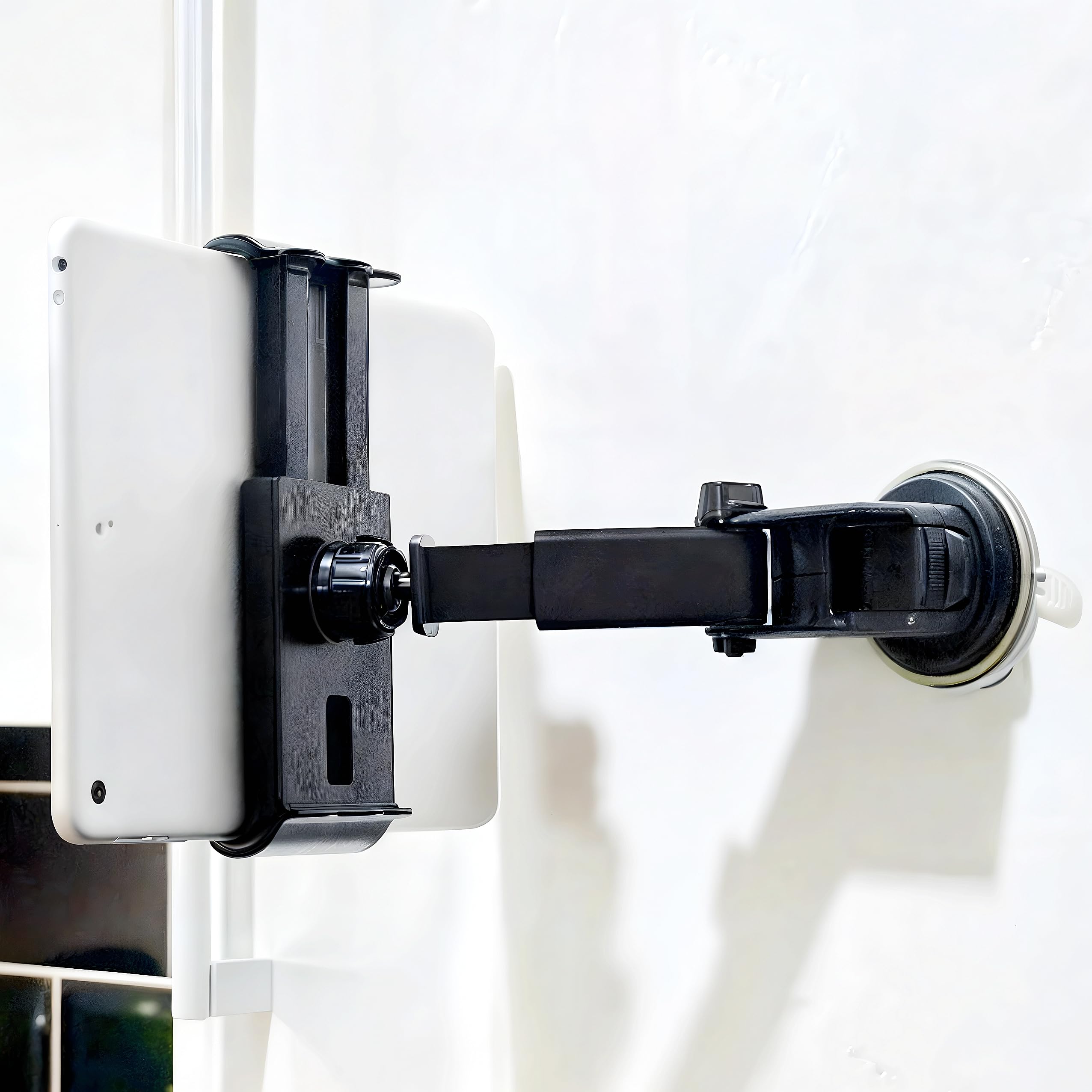 Multifunction Kitchen Washroom Cabinet Door Wall Window Mount Holder Sticky Suction for Mobile Phone iPhone Tablet Apple iPad Mini Air iDeal for Instrument Guitar Piano Online Education Course Lesson