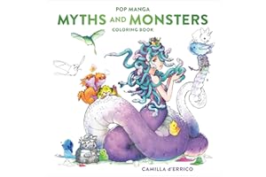 Pop Manga Myths and Monsters Coloring Book