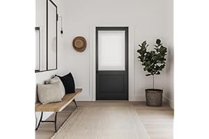 DEZ FURNISHINGS Cordless No Tools 1" Signature Magnet Mini Blinds for Metal Doors, 25" W x 42" H, Pearl White