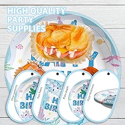 Grencian 96 Pcs Axolotl Birthday Party Supplies