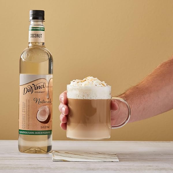 DAVINCI GOURMET NATURALS COCONUT SYRUP, 25.4 FLUID OUNCES (PACK OF 1)