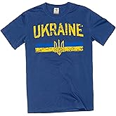 Ukraine T-Shirt Ukrainian Heritage Trident Flag Shirt