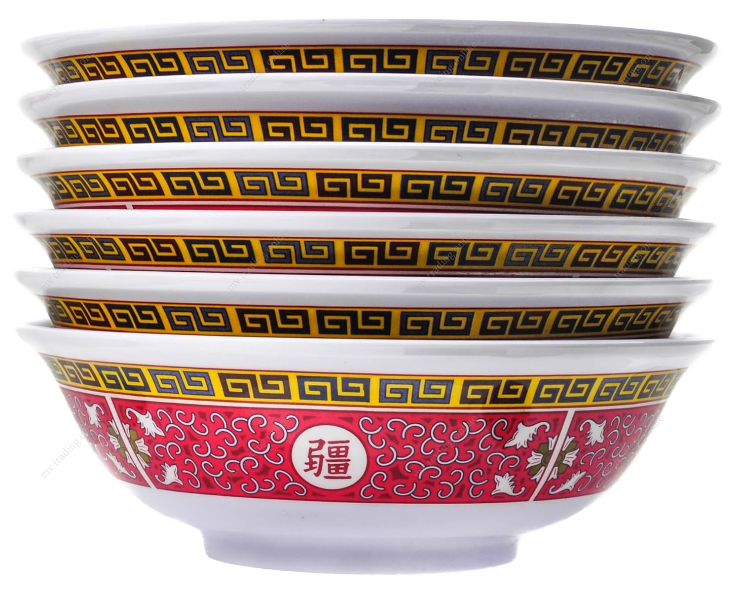 Melamine Oriental Pho Noodle Soup Bowl, 52 Ounce