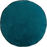 icon Milano Teal Green Velvet Bean Bag Pouffe - Large Footstool view 4