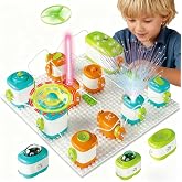 Science Kits for Kids - STEM Educational Circuits Kit for Kids, 168 Projects 37 Circuit Parts Electronics Building Blocks, Science Experiment Toy - DIY Engineering Gift for Boys Girls Ages 3+