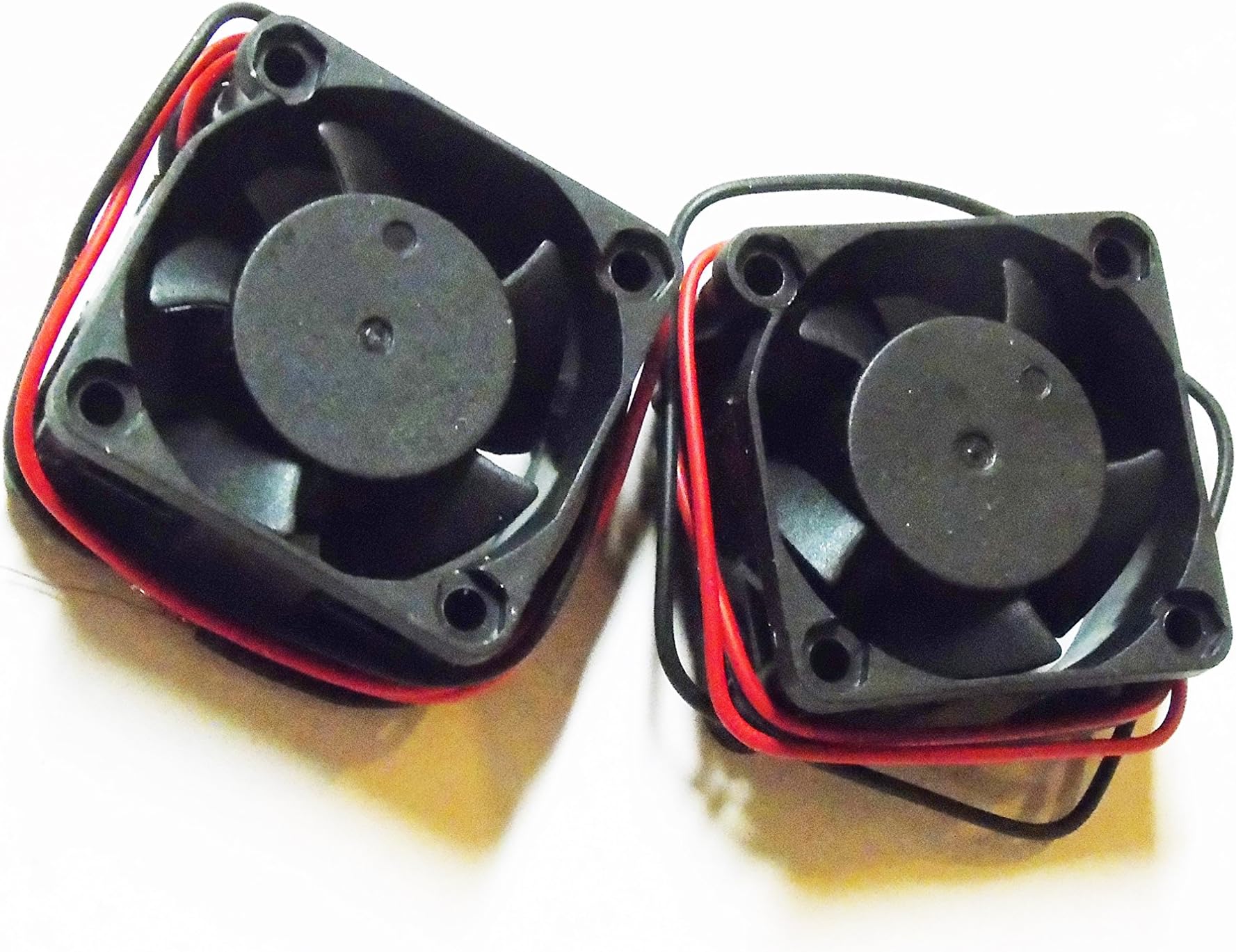 Pair Packed 1.5 1 1/2 Inch 12VDC 12 Volt Car Truck Cooling Fans