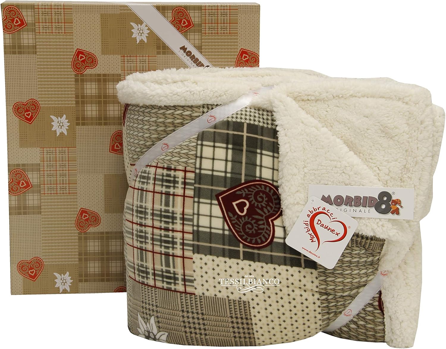 Daunex Plaid Matrimoniale In Pile – 250x200 Cm – Grigio Perla – Morbido E Lavabile - 2