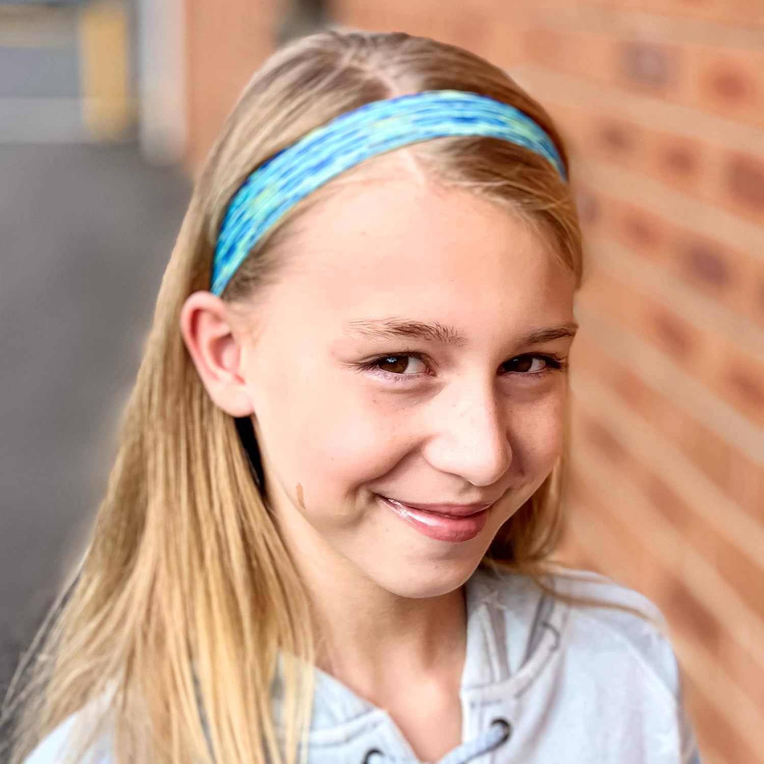 FROG SAC 6 PCS Space Tie Dye Headbands for Teen Girls, Adjustable No Slip Hairband Pack, Comfortable Tie-Dye Head Bands for Kids, Tiedye Hair Accessories Party Favors for Women, VSCO Girl Headband: Beauty