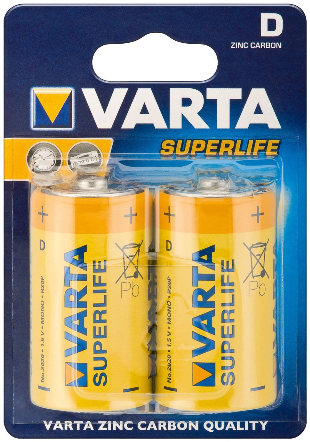 Varta 42337 R20/D (Mono) (2020) - Zinc Chloride Battery 1.5 V