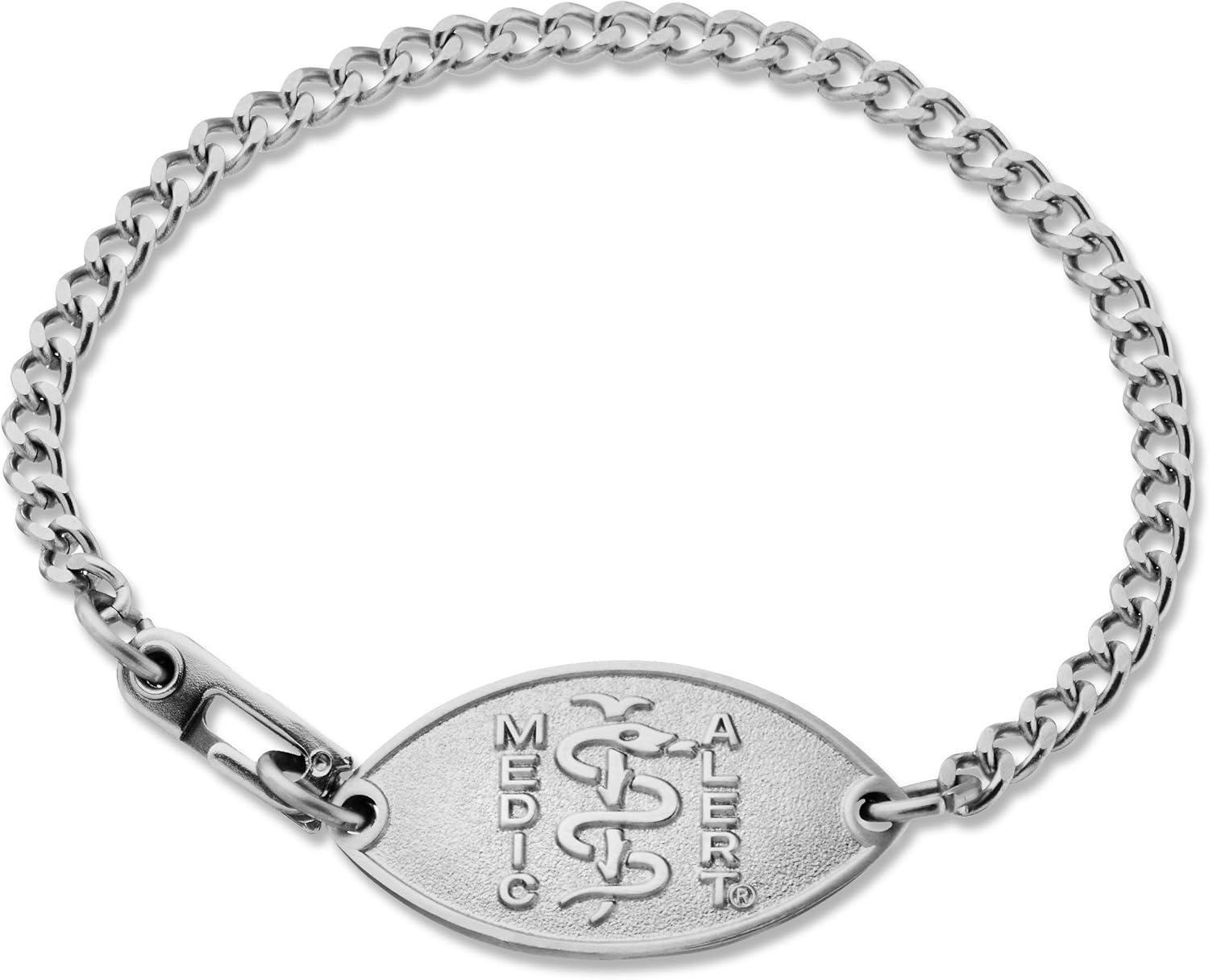 Petite MedicAlert® Stainless Steel Medical ID Bracelet "MULTIPLE SCLEROSIS" (9.5 Inches