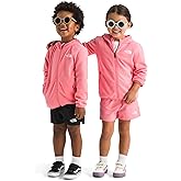 THE NORTH FACE Kids' Glacier Lightweight Full Zip Hooded Jacket | Fleece Top With 3 Piece Hood, Secure-zip Hand Pockets