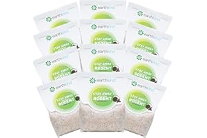 Stay Away Rodent Repellent - Pest Control for Indoor Use - Safe for Kids & Pets When Used As Directed - with Plant Fibers, Balsam Fir & Fragrance Oil - 12-Pack