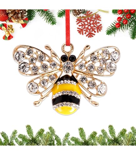 Lindo Adorno De Navidad De Abeja 2025, Adorno Personalizado De Abeja De Miel Para Niña, Hija Y Hermana, Adorno De Navidad Con Nombre Personalizado Para Amantes De Las Abejas, Regalo De