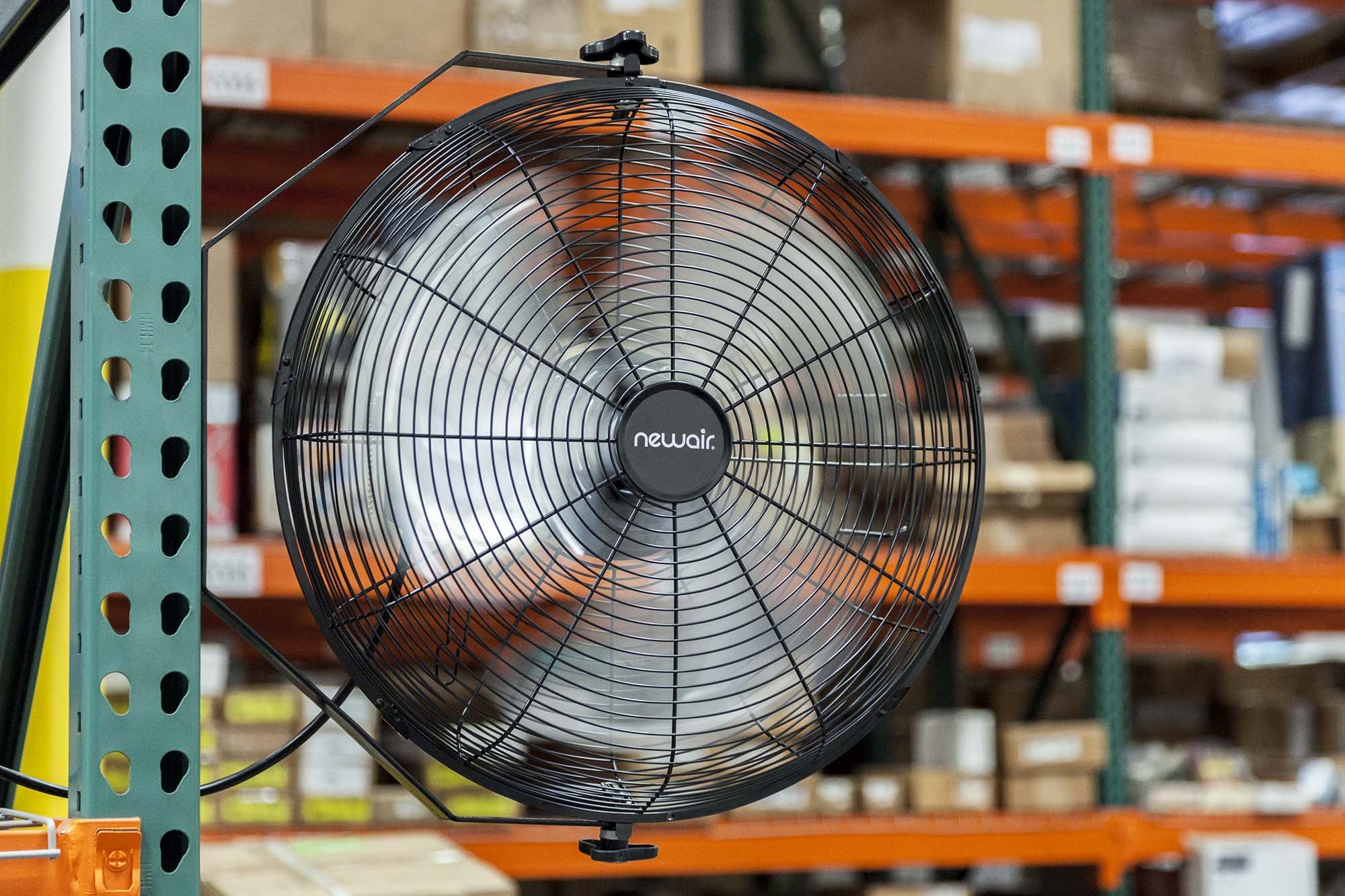 NewAir Wall Mount, 18" High Velocity Industrial Shop Fan with 3 Speed
