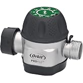 Orbit Mechanical Hose Water Timer, Battery-Free Clockwork, Metal - 62041 | Simple Single-Dial Hose Timer for Easy Programmable Garden Watering with Adjustable Watering Schedule &amp; Control