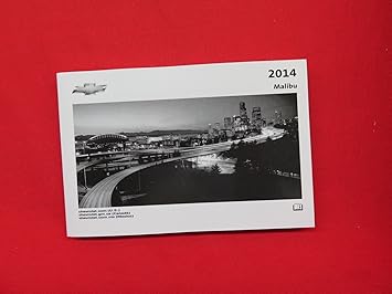 Amazon.com: 2014 Chevrolet Malibu Owners Manual: Chevrolet: Automotive