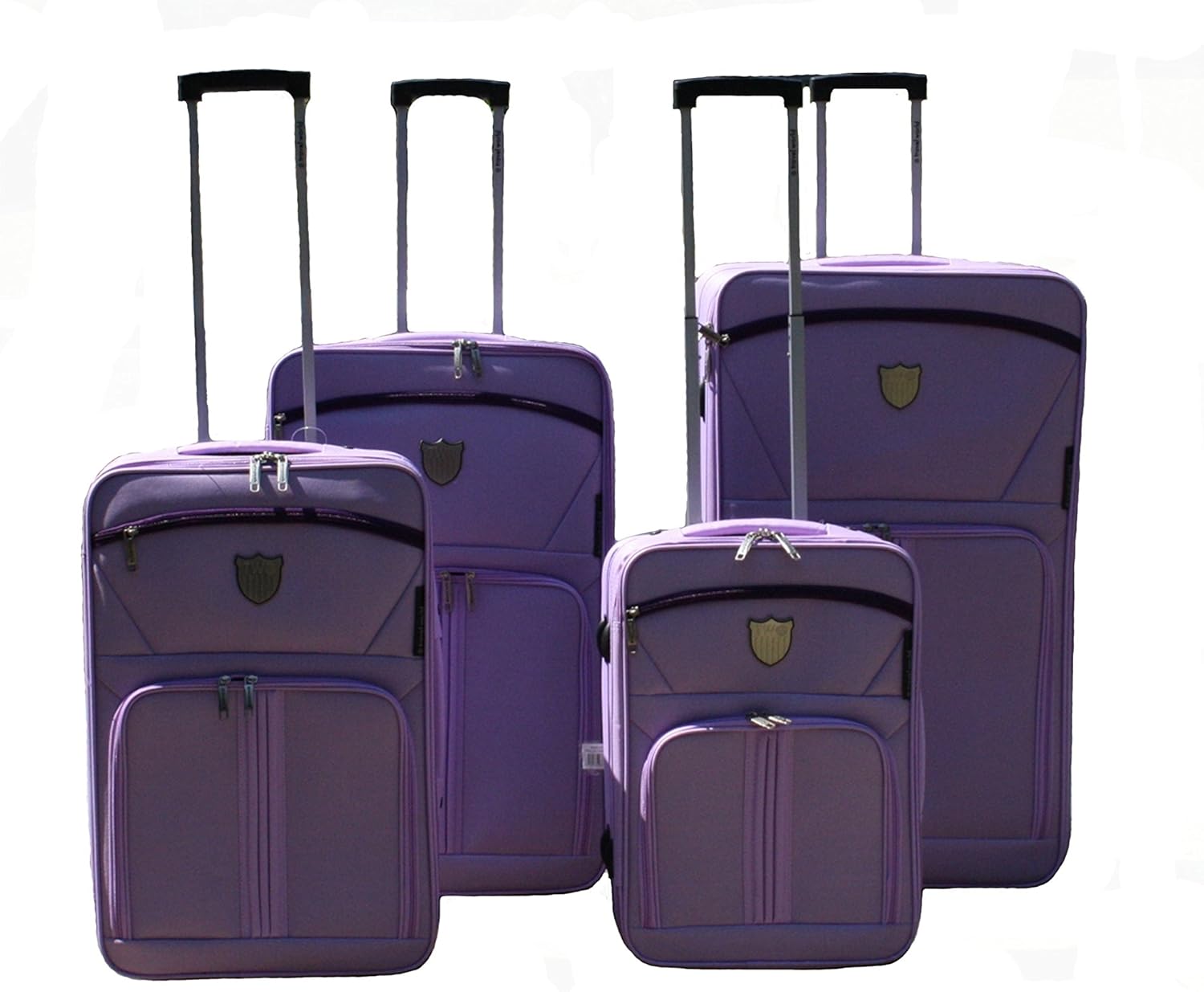Ice Canada 4Piece Luggage Set Made from 600D Polyester Large, and CarryOn Suitcase with