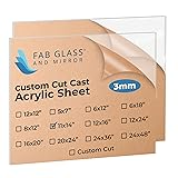 Fab Glass and Mirror Pack of 2 Plastic PET Acrylic