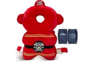 LITTLEZ RED Baby Head Protector Backpack Soft Landing & Safety Toddler Adjustable Baby Head Protection Back Cushion for Infant