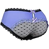 aishani Sissy Pouch Panties Men's Hipster Lace Bikini Briefs Lingerie Underwear