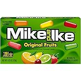 Mike and Ike Candy, Original Fruits, 4.25oz Theater Box, Pack of 12