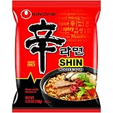 Nongshim Shin Ramyun Noodle Soup, Gourmet Spicy, 4.2 Ounce (101002379)