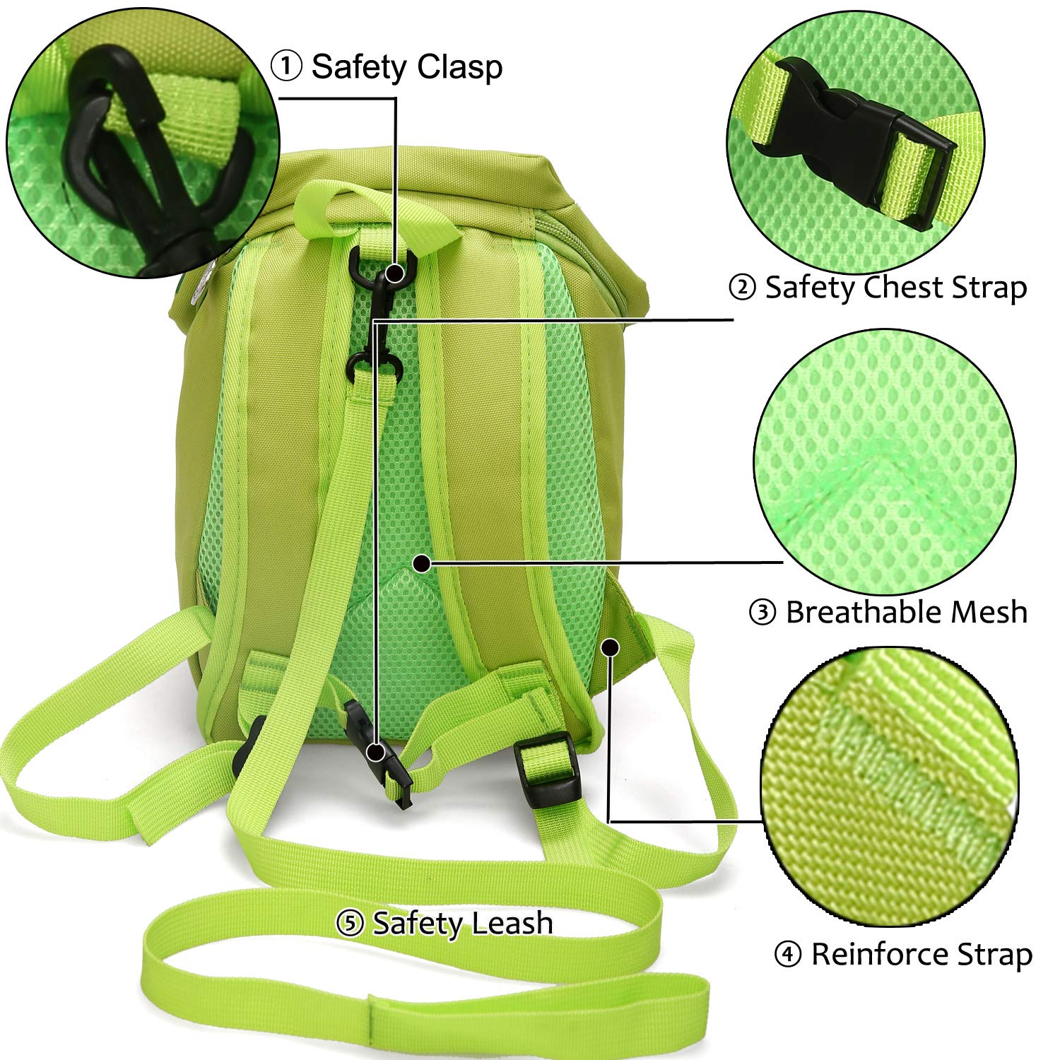 small backpack with chest strap