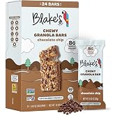 Blake&rsquo;s Chewy Granola Bars Chocolate Chip 24 Count, Gluten Free, Nut Free | 8g Whole Grains &middot; Non-GMO &middot; Vegan &middot; Dairy Free &middot; Soy Free &middot; Perfect for School &middot; Tasty AND Healthy &middot; A go-to for busy parents