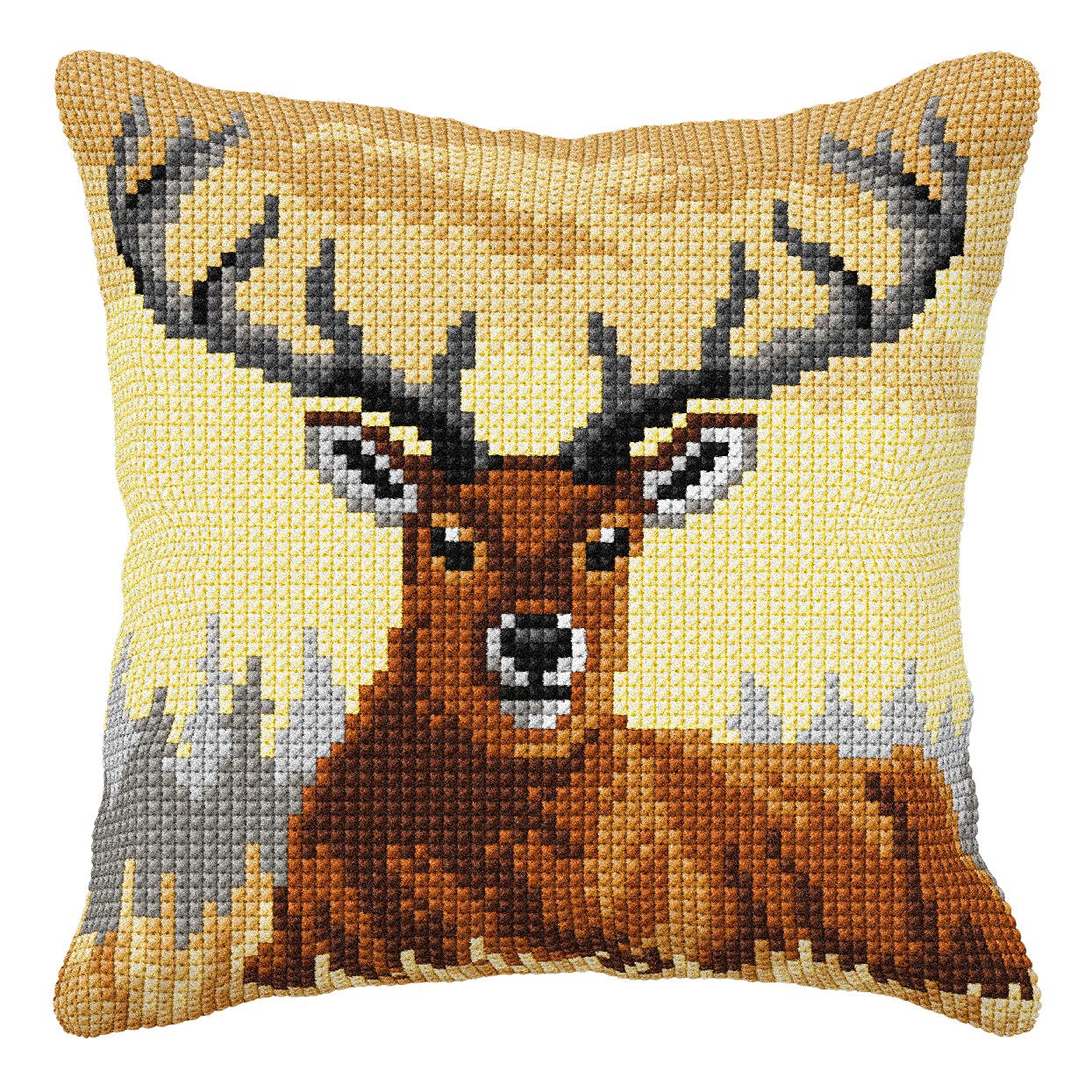 Orchidea Cross Stitch: Cushion Kit, Deer, 40 x 40cm