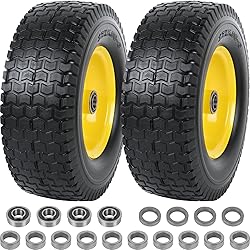 AR-PRO (2-Pack) 13x5.00-6 Flat Free Tire and Wheel