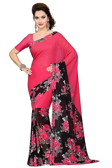 Georgette with Blouse Piece Saree