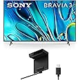 Sony 85 Inch 4K Ultra HD TV BRAVIA 3 LED Smart Google TV with Dolby Vision HDR and Exclusive Features for PlayStation®5 (K-85S30), 2024 Model BRAVIA CAM (CMU-BC1)