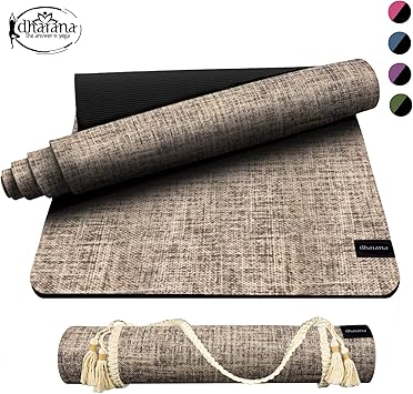 Dharana Esterilla Yoga Mat Hecha de Yute 183x61x6mm ...
