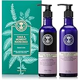 Neal's Yard Remedies Take A Moment Garden Mint & Bergamot Gift Set, Hand Wash & Hand Lotion with Essential Oils, Vegan & Cruelty-Free, Set of 2