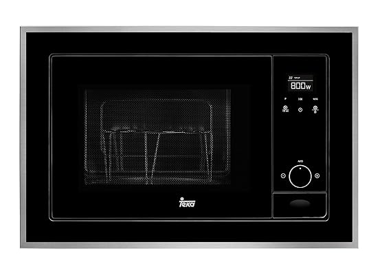 Teka ML 820 bis Microondas con grill, 1100 W, 20 litros, Otro, Negro