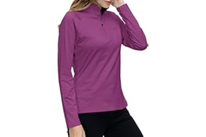 AjezMax Golf Shitrs Women Half Zip Pullover Running Shirt Athletic Long Sleeve Workout Tops