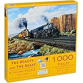 SUNSOUT INC - Beauty and The Beast - 1000 pc Jigsaw Puzzle by Artist: The Stokes Collection - Finished Size 19" x 30" - MPN# 21927