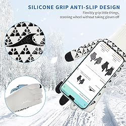 Achiou Winter Gloves, Glove for Men Women, Upgraded