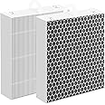 Slirceods 5400 Series H13 HEPA Filter Set Compatible with BLUE®AIR 5410i, 5440i DustMagnet Air Purifiers 5400 Series, 3-Stage Filtration High-efficiency Activated carbon 2-IN-1