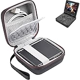 Growalleter Carrying Case for Anbernic RG35XXSP Flip/ RG35XXSP / RG 34XXSP Handheld Game Console, Protective Storage case for Nintendo Game Boy Advance SP with Shock Absorbing and Accessory Pocket