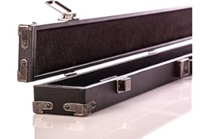 Mizerak Hard-Sided Pool Cue Case with Convenient Carrying Handle