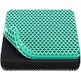 Gel Seat Cushion, Cooling seat Cushion (Super Large & Thick), Breathable Honeycomb Design Absorbs Pressure Points Seat Cushion, Gel Cushion for Office Chair, Home Car seat Cushion for Wheelchair
